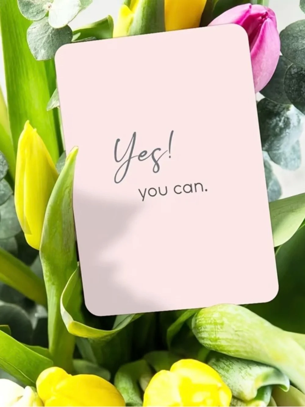 Inspirational Pink Affirmation Card Deck